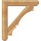 Ekena Millwork Balboa Craftsman Rough Sawn Bracket w/ Offset Brace, Western Red Cedar, 8"W x 40"D x 44"H BKT0806X40X44BOA04RWR - alternate 3